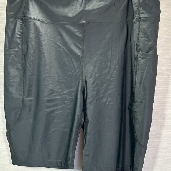 Baleaf CompressionShorts Womens 3XL Black Stretch Pockets Pullon - Picture 1 of 8